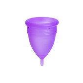 Гигиеническая менструальная чаша Eromantica, силикон, фиолетовая, S, 210339-1