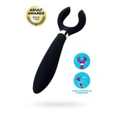 Многофункциональный стимулятор для пар Satisfyer Partner Multifun 3, силикон, чёрный, 23,5 см, 4001029
