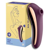 Вакуумно-волновой вибратор Satisfyer Dual Kiss фиолетовый, 4003016