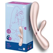 Смарт-вибратор с функцией нагрева Satisfyer Hot Lover бежевый