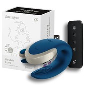 Смарт-стимулятор для пар Satisfyer Double Love голубой