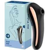 Вакуумно-волновой вибратор Satisfyer Dual Kiss черный